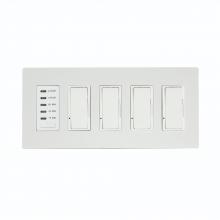 Eurofase USA Inc. EFSWTD4 - 1 TIMER+4 DIMMER, COMPLETE, WH