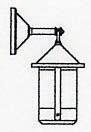 Arroyo Craftsman BB-6OF-N - 6" berkeley wall mount