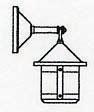 Arroyo Craftsman BB-6SAM-VP - 6" berkeley short body wall mount