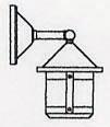Arroyo Craftsman BB-6SWWO-N - 6" berkeley short body wall mount - wet rated