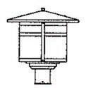 Arroyo Craftsman BP-14AM-BK - 14" berkeley post mount