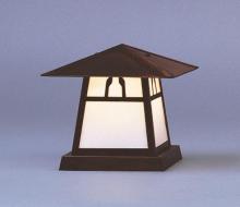 Arroyo Craftsman CC-8HCS-RC - 8" carmel column mount with hillcrest overlay