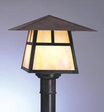Arroyo Craftsman CP-15EM-BZ - 15" carmel post mount without overlay (empty)