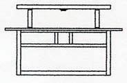 Arroyo Craftsman HCM-15EGW-P - 15" huntington ceiling mount without overlay (empty)
