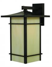 Arroyo Craftsman KAB-9TSCS-VP - 9" katsura wall mount with toshi overlay
