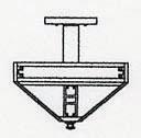 Arroyo Craftsman PIH-11EM-RB - 11" pasadena inverted ceiling mount without filigree (empty)