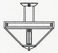 Arroyo Craftsman PIH-18CS-P - 18" prairie inverted ceiling mount