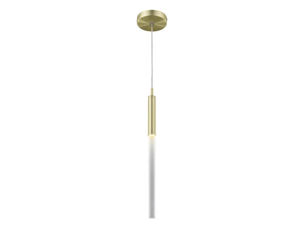 Main Street Collection 1 Light Frosted Glass Pendant