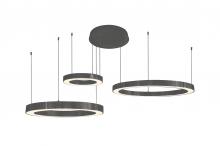 Avenue Lighting HF4443-BK - Aria 3 Ring Multi Port Pendant