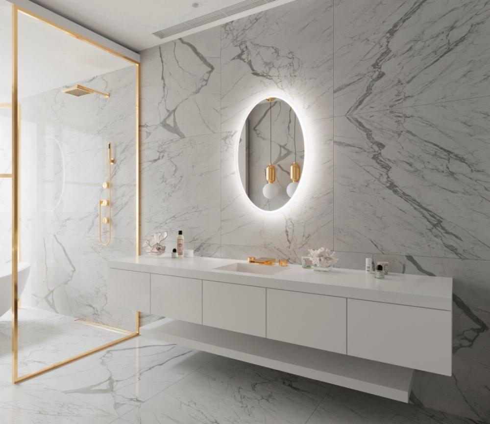 Original Oval Mirror (Backlit, Polished Edge, No Frosting)