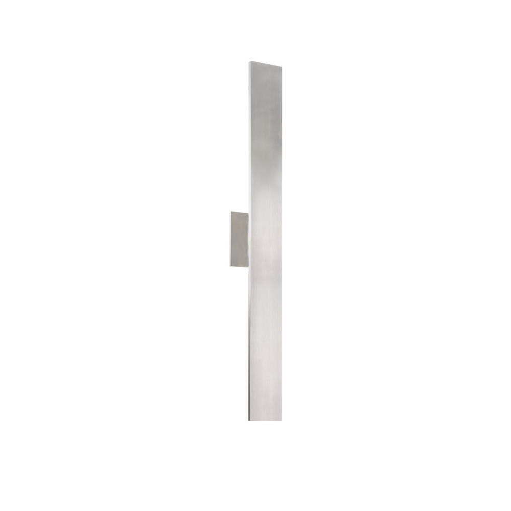 Vesta 28-in Brushed Nickel LED All terior Wall
