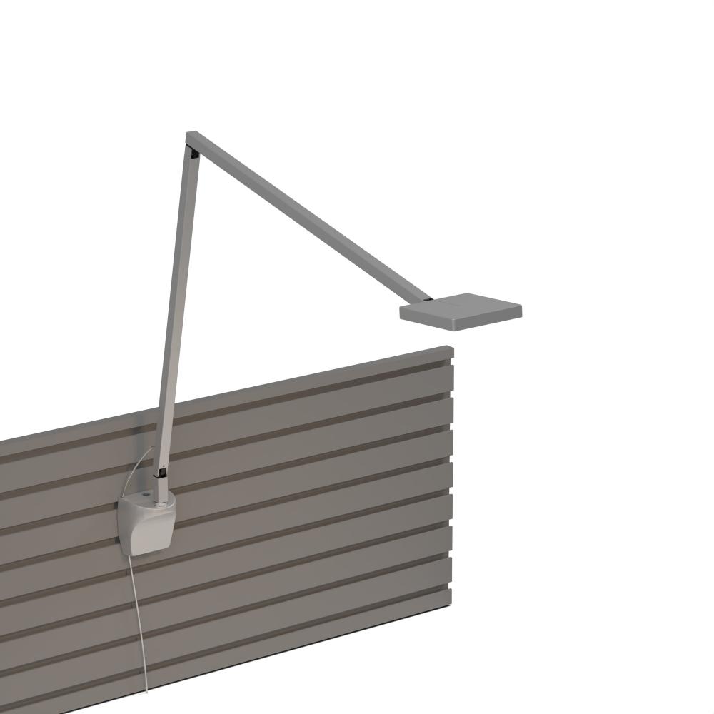 Foccacia Desk Lamp (Silver) with Slatwall Mount