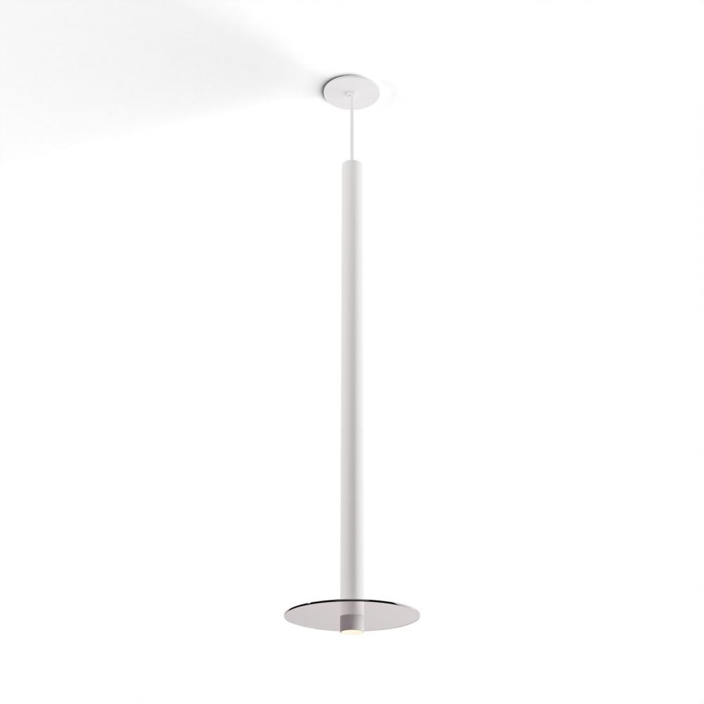 Combi Pendant 36&#34; Single Unit Matte White with Matte White Canopy
