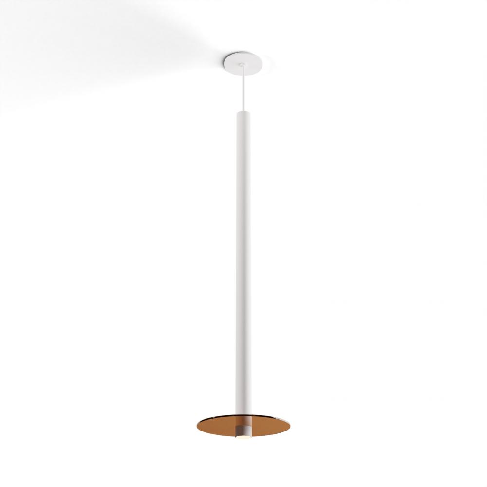 Combi Pendant 36&#34; Single Unit Matte White with Matte White Canopy