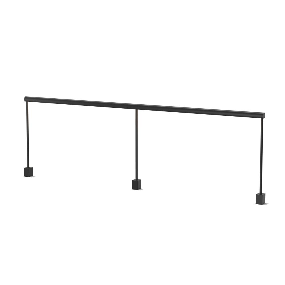 Sobre 2 x 36&#34; Desk Clamp Mounted (Warm Light; Metallic Black)