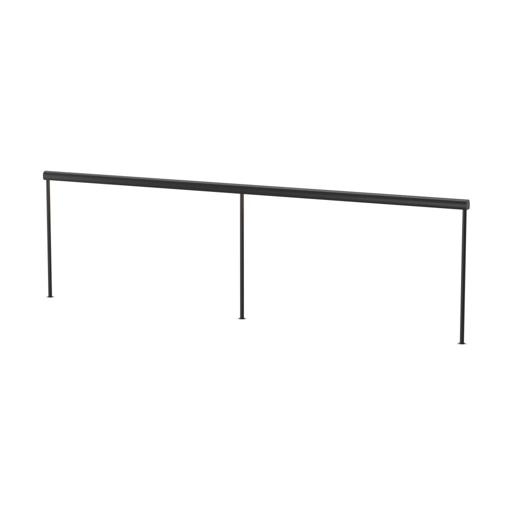 Sobre 2 x 36&#34; Through Table Mounted (Warm Light; Metallic Black)