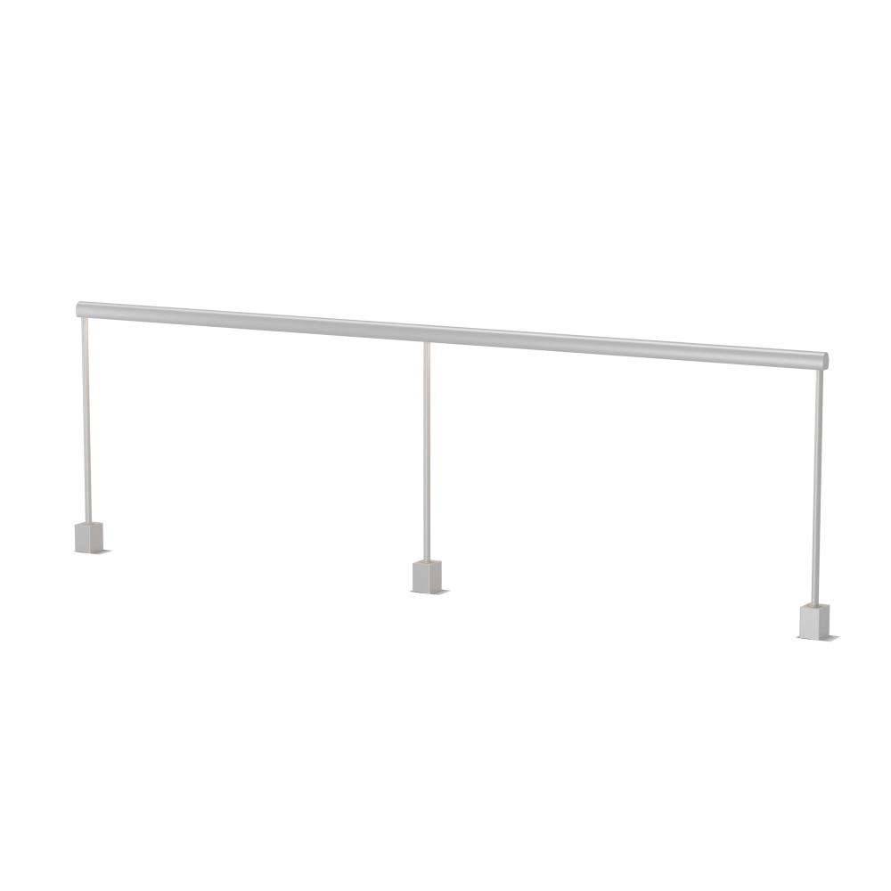 Sobre 2 x 36&#34; Desk Clamp Mounted (Warm Light; Silver)