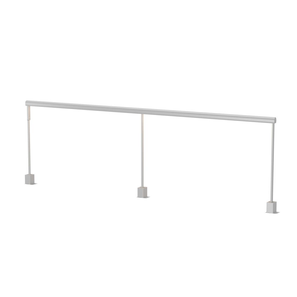 Sobre 2 x 36&#34; Desk Clamp Mounted with Occupancy Sensor and Dimmer Control (Warm Light; Silver)