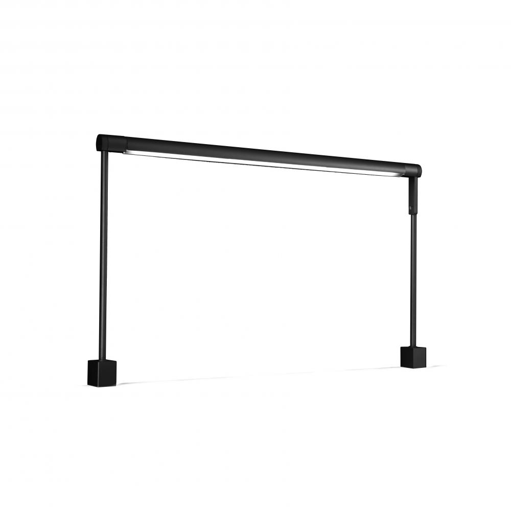 Sobre 36&#34; Desk Clamp Mounted with Occupancy Sensor and Dimmer Control (Warm Light; Metallic Blac