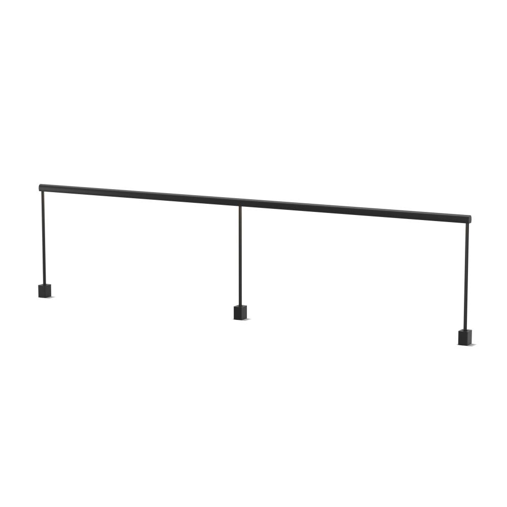 Sobre 2 x 46&#34; Desk Clamp Mounted (Warm Light; Metallic Black)