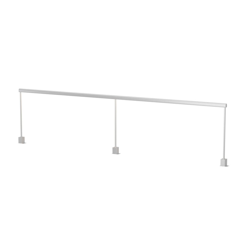 Sobre 2 x 46&#34; Desk Clamp Mounted (Warm Light; Silver)