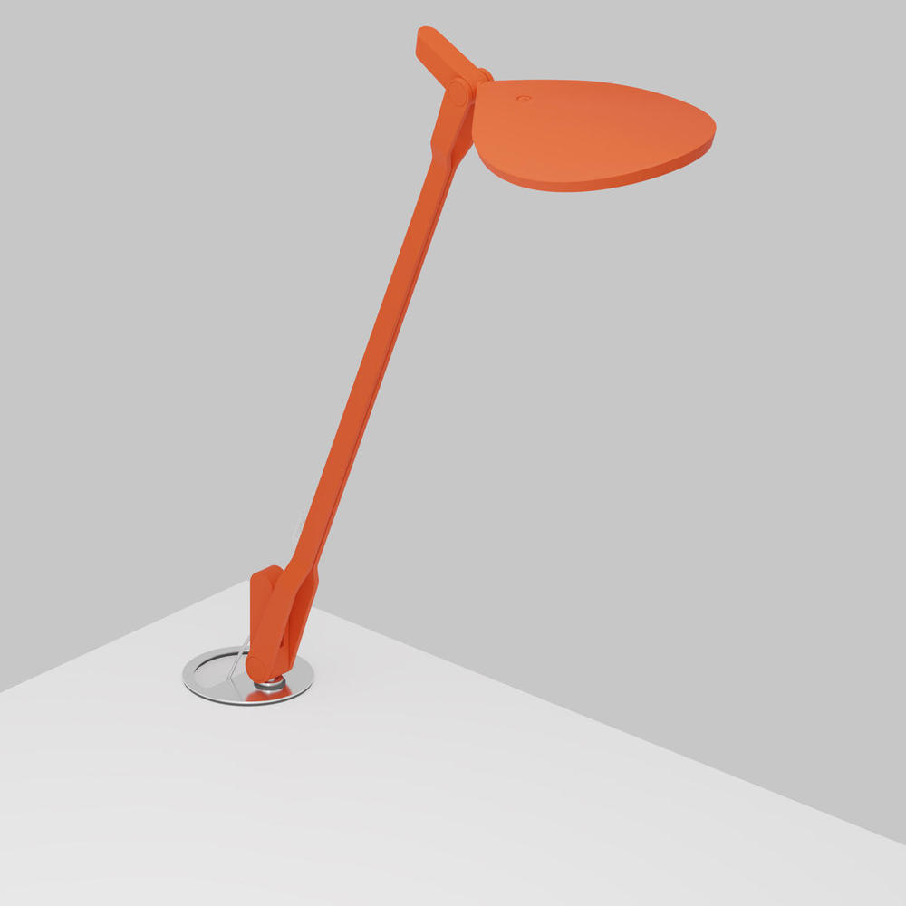 Splitty (Warm Light) (Matte Orange) with Grommet Mount