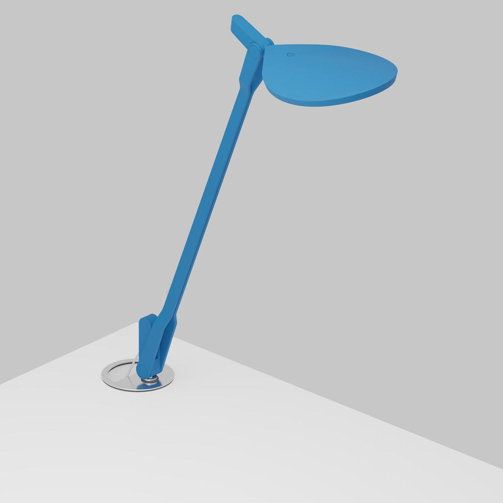 Splitty (Warm Light) (Matte Pacific Blue) with Grommet Mount