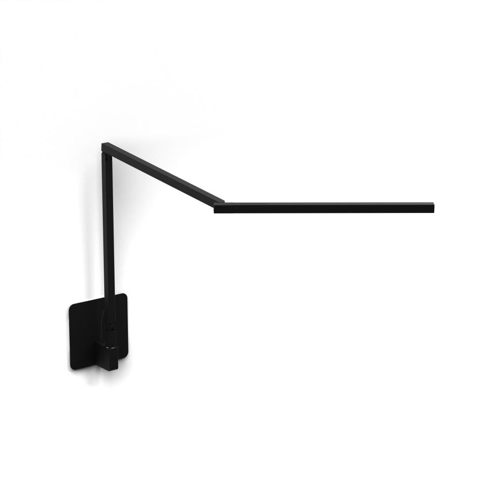 Z-Bar Mini Desk Lamp Gen 4 (Daylight White Light; Matte Black) with Hardwire Wall Mount