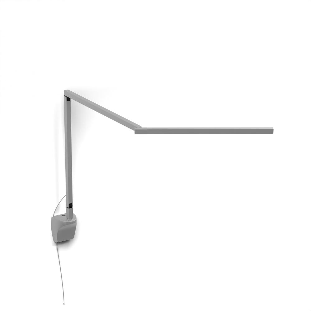 Z-Bar Mini Desk Lamp Gen 4 (Daylight White Light; Silver) with Wall Mount