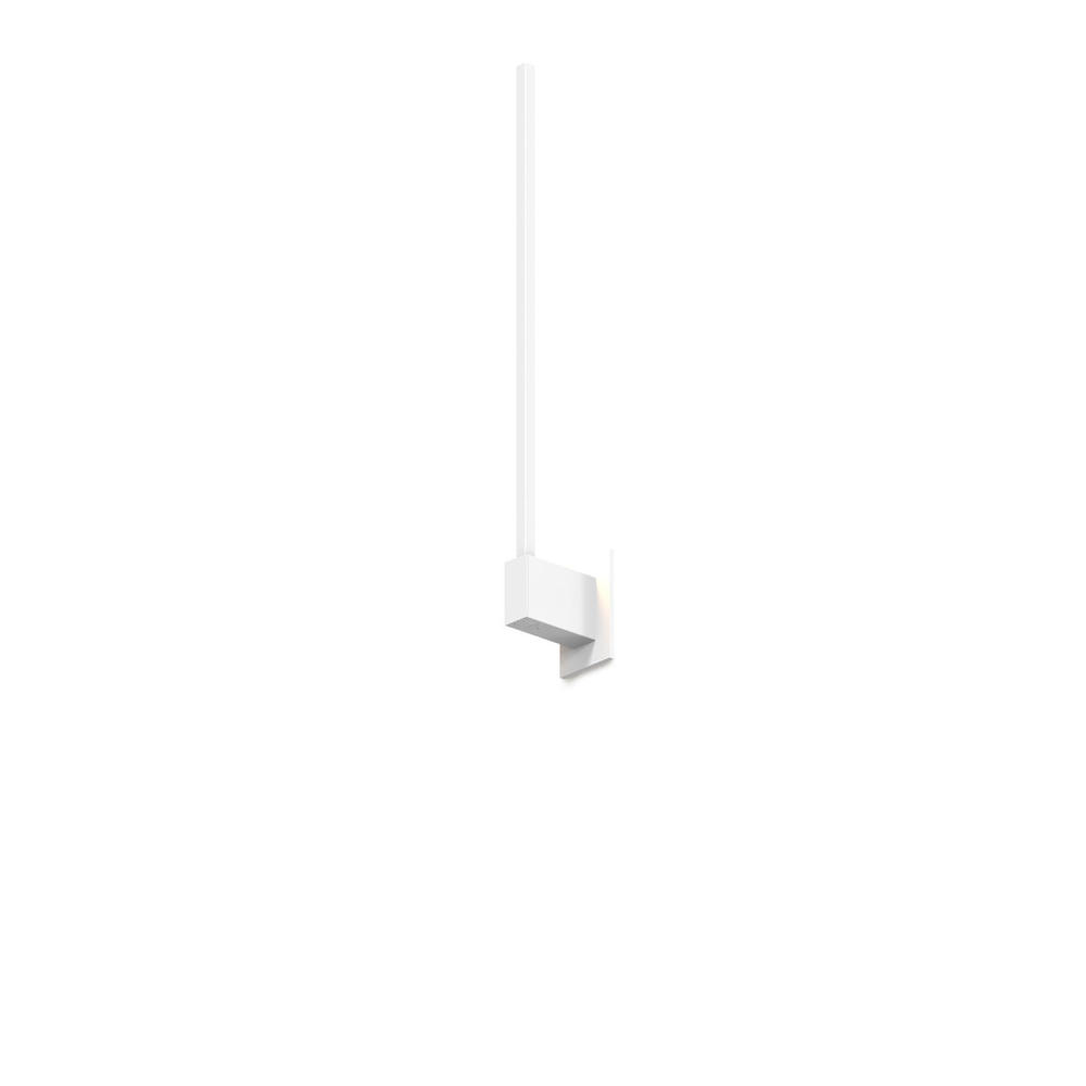 Z-Bar Wall Sconce, Soft Warm, Matte White, 24,&#34; End Mount