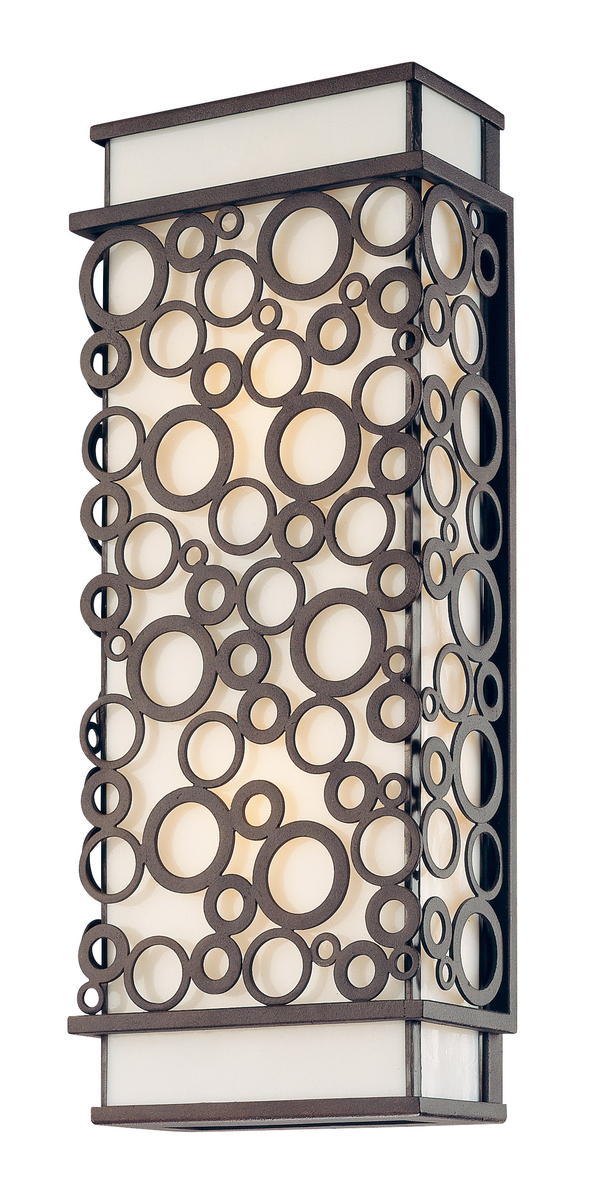 Two Light French Iron Outdoor Wall Light