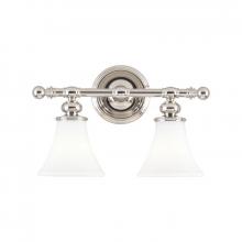 Hudson Valley 4502-PN - 2 LIGHT BATH BRACKET