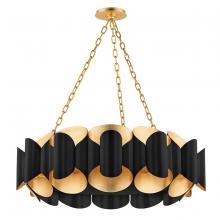 Hudson Valley 8534-GL/BK - 12 LIGHT CHANDELIER
