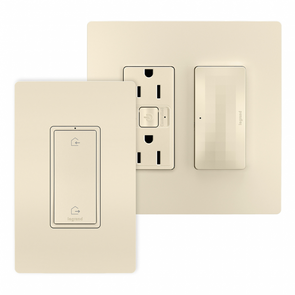 radiant Smart Outlet With Netatmo Starter Kit, Light Almond