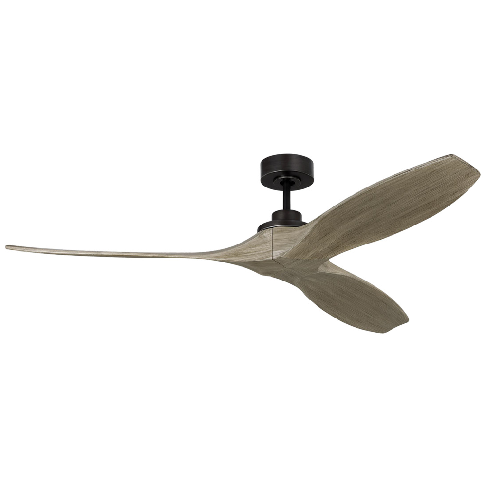Collins 60&#34; Smart Indoor/Outdoor Aged Pewter Ceiling Fan with Remote Control and Reversible Moto