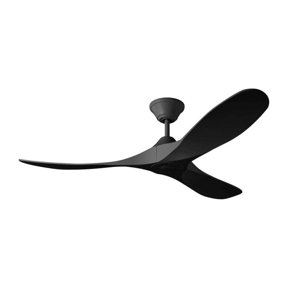 Maverick coastal 52-inch indoor/outdoor Energy Star ceiling fan in midnight black finish