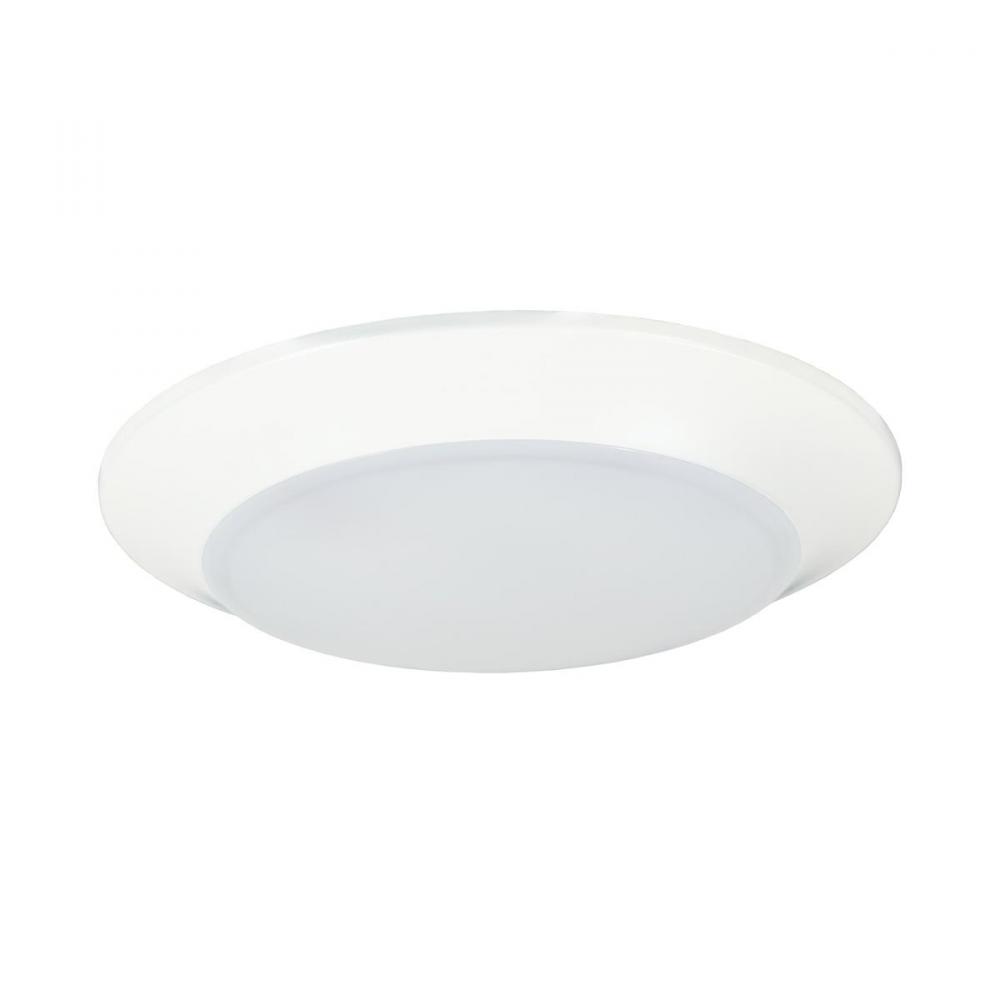 JESCO Flush Mount LED 8&#34; Round Disk 27W 5CCT 90CRI WH