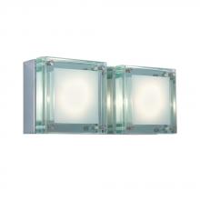 Jesco WS306H-2GL - 2-Light Wall Sconce QUATTRO Line Voltage - Series 306.