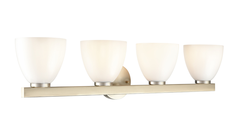 Apria 33&#34; Wide 4-Light Vanity - Modern Gold