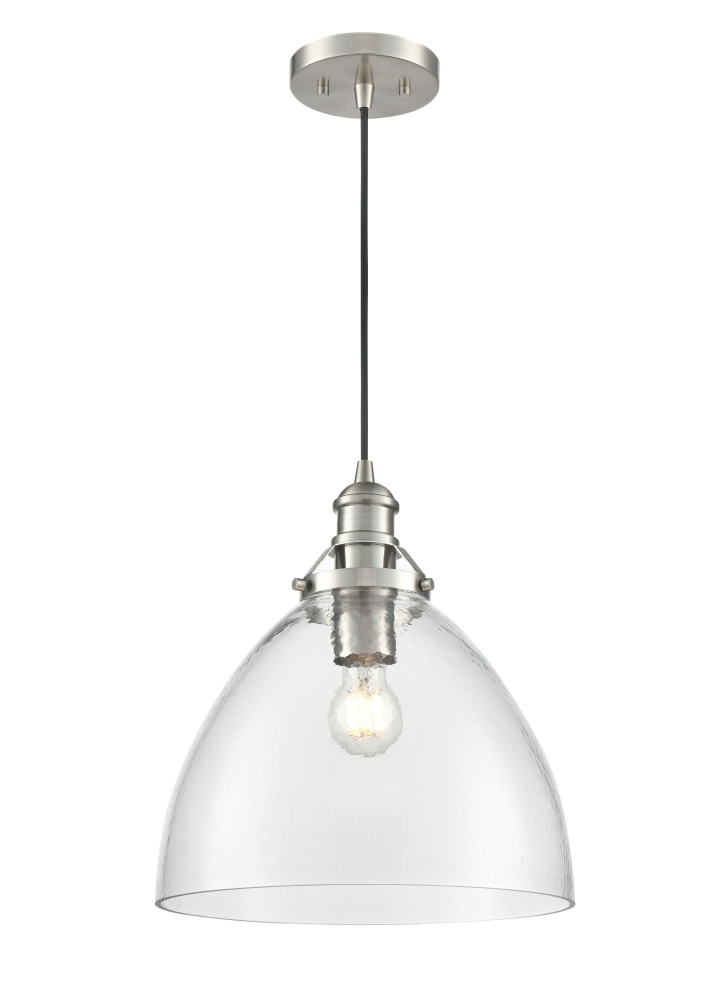 Khrisa 12.75&#34; Wide 1-Light Pendant - Brushed Nickel