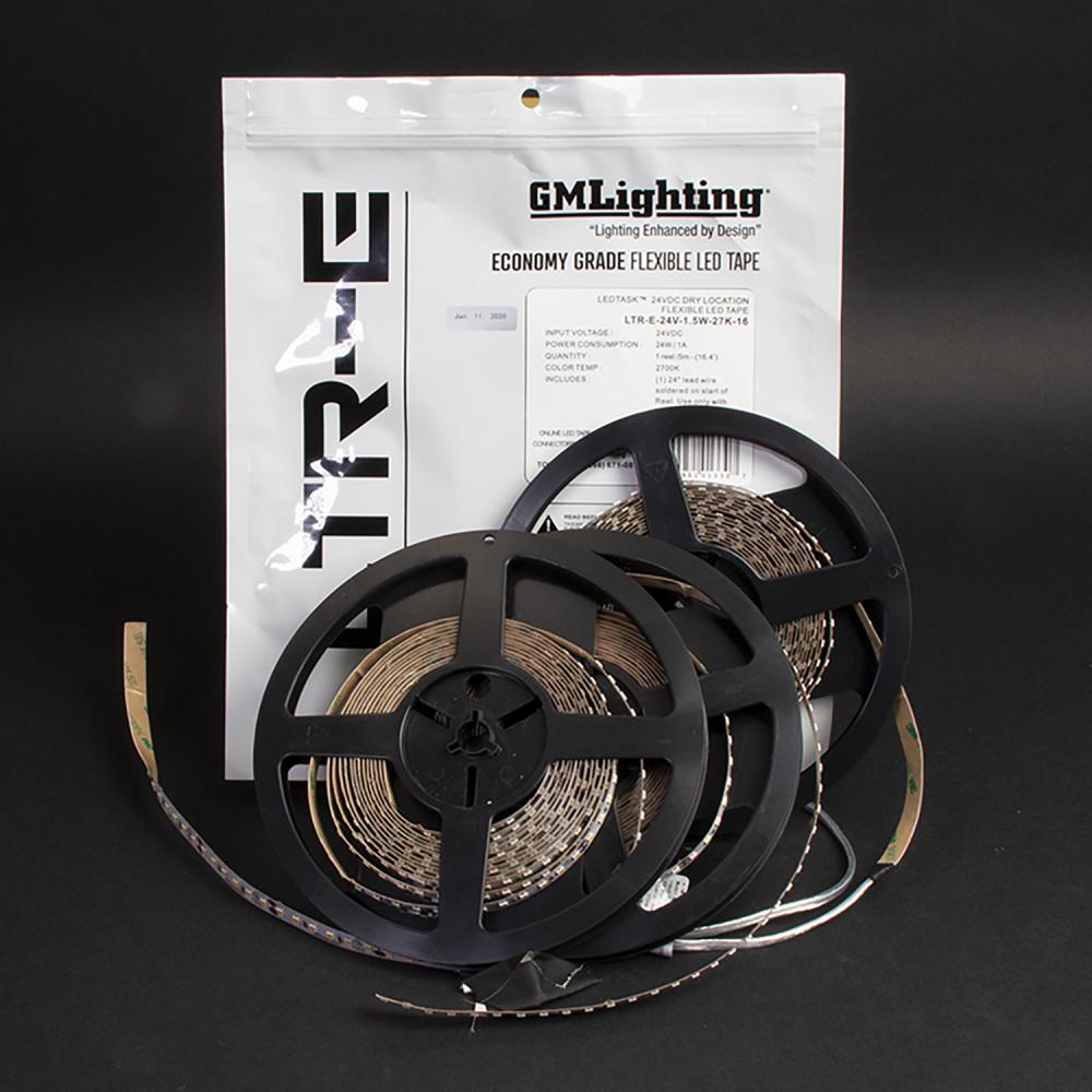 LEDTaskÃƒÂ¢Ã¢â‚¬Å¾Ã‚Â¢ 2020 24VDC LTR-E Economy Series Indoor Location LED Tape - 98&#39;-6&#34;  Re