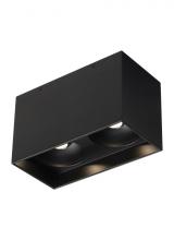 Visual Comfort & Co. Modern Collection 700FMEXOD660BW-LED935 - Exo 6 Dual Flush Mount