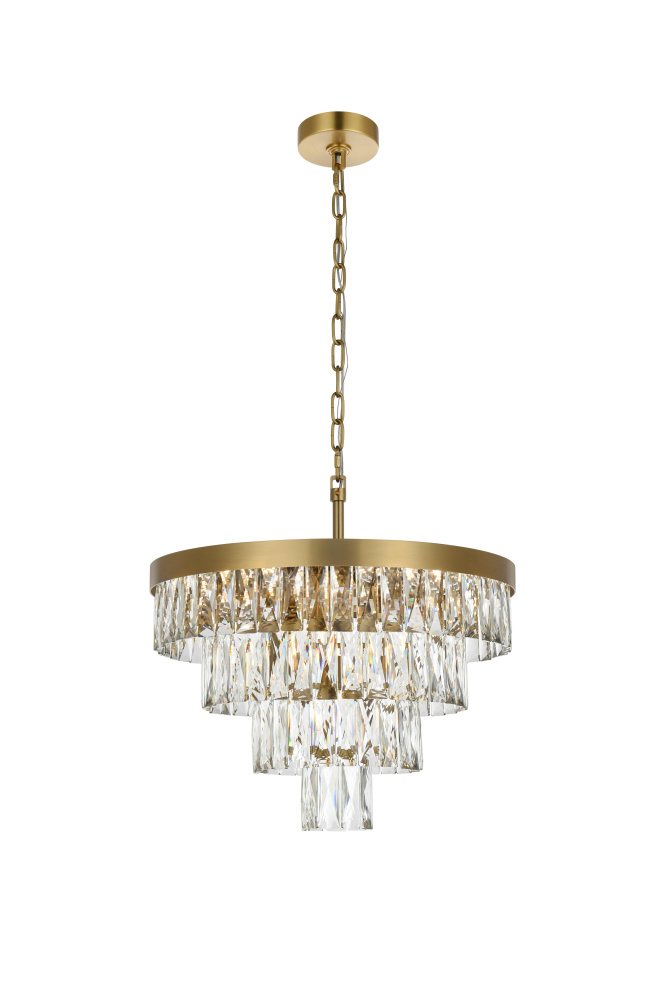 Pendant D20&#34;H14&#34;L10 Satin Gold
