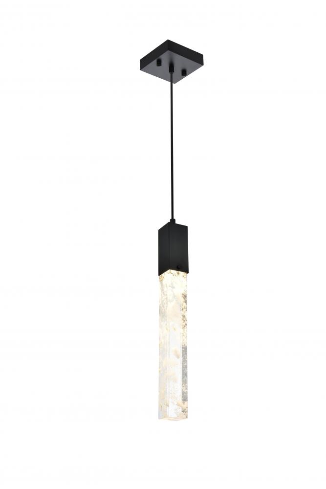 Pendant L5&#34;W5&#34;H24&#34;L1 Black