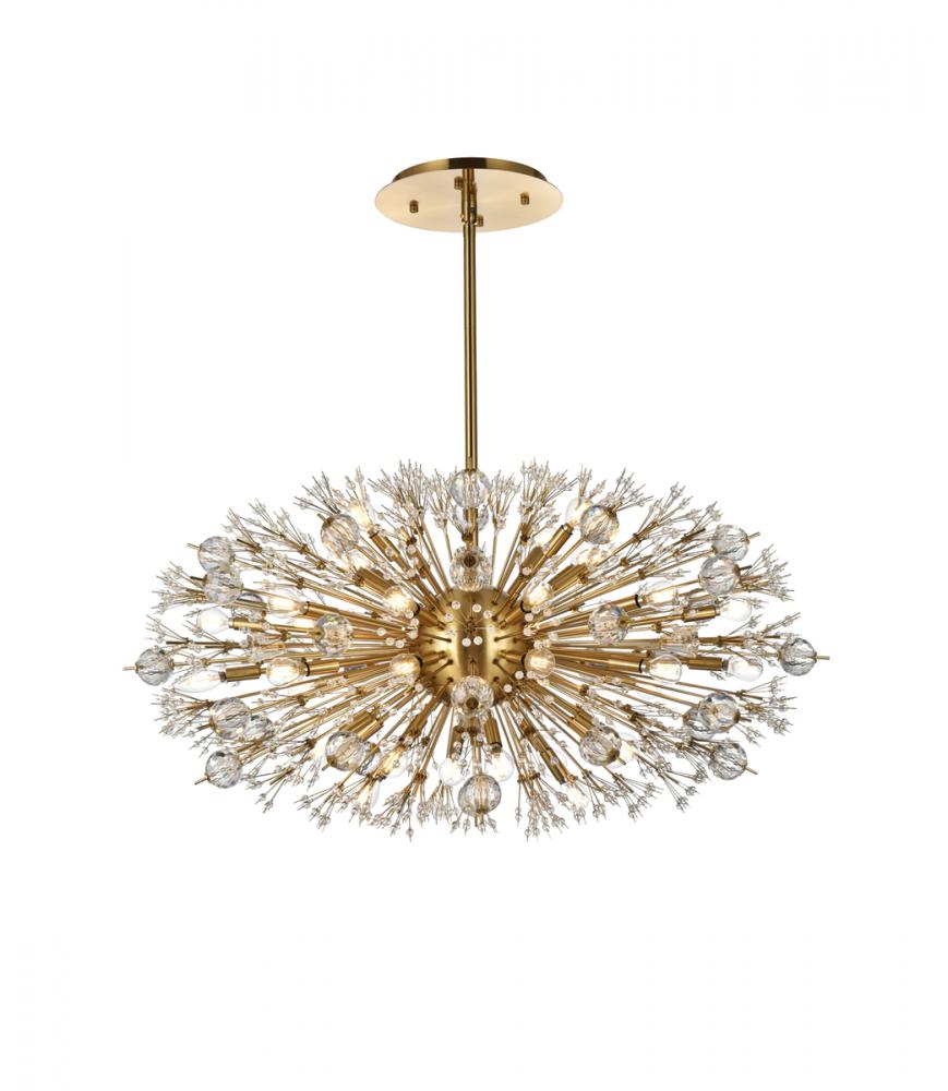 Hanging L42&#34; W23.3&#34; H23.5&#34; L38 Gold