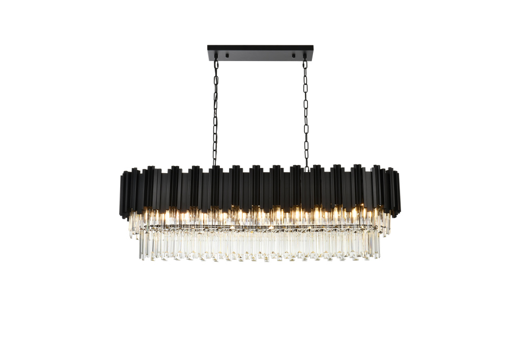 Pendant L47&#34;W14&#34;H14&#34;L12 Black