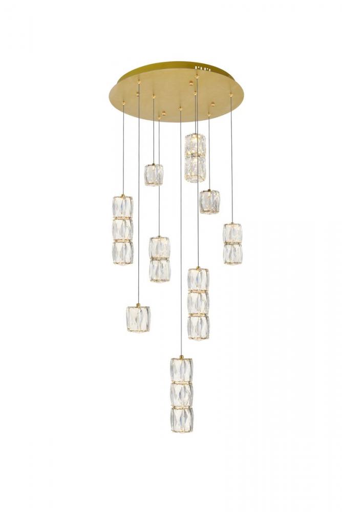 Polaris Hang D20&#34;H120&#34; LED 37.5W Gold