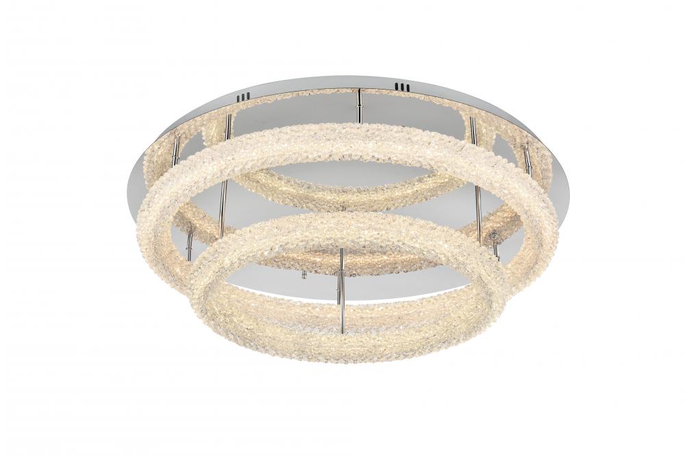Bowen Flush D33.5&#39;&#39;H10&#39;&#39; LED 78W Chrome