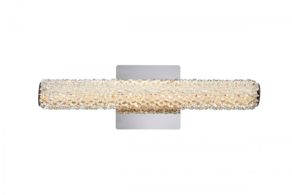 Bowen Wall Sconce W18&#34; H5.5&#34; E4.5&#34; LED 10W DIM 3CCT  Chrome