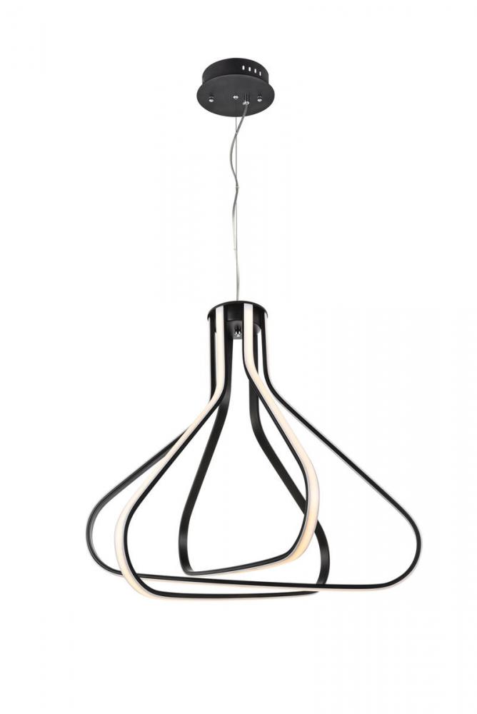 Dahlia LED HANG D26&#34;H25&#34;42W BK